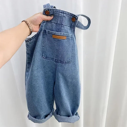 Retro Denim Jumpsuit For Baby & Toddler