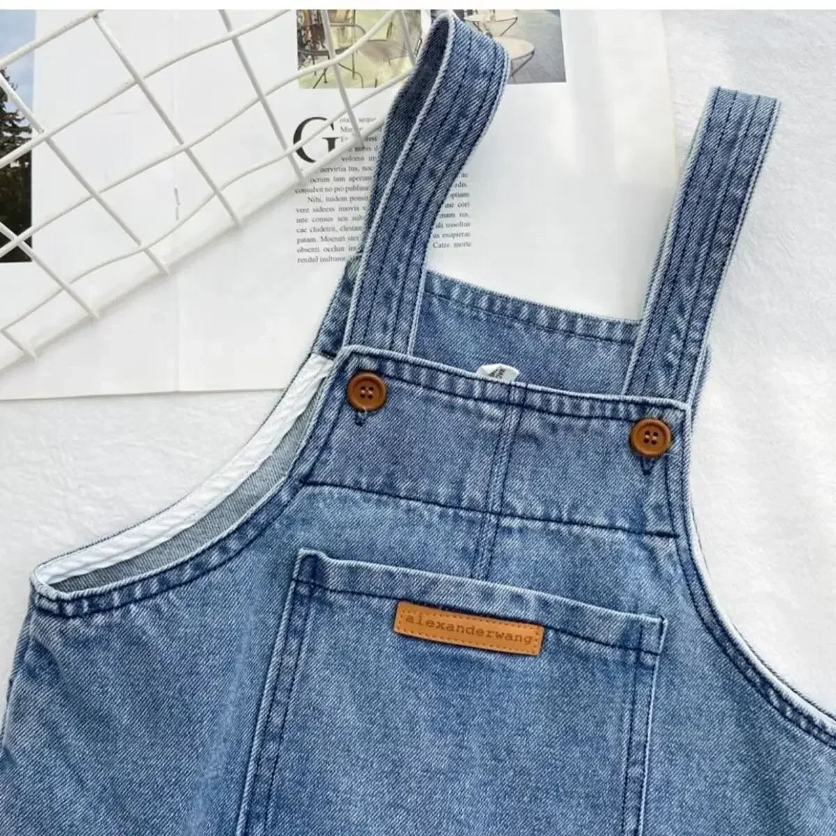 Retro Denim Jumpsuit For Baby & Toddler